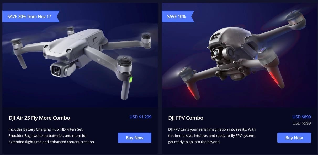 Drone boxing day sale